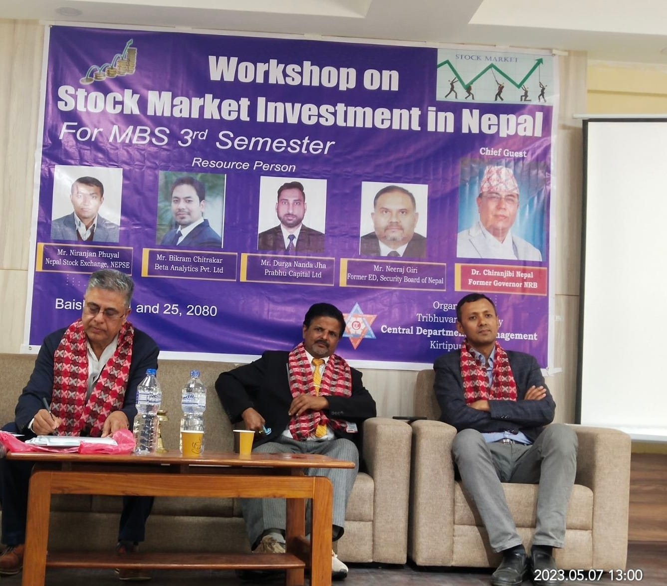 Workshop on Stock Market for MBS Students